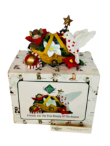 Charming Tails figurine fitz floyd mouse anthropomorphic Christmas Beauty Season - £47.03 GBP