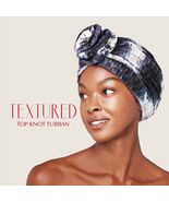 RED BY KISS TEXTURED TOP KNOT TURBAN - #HQ87 WHITE TIE DYE - $7.59