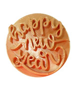Happy New Year Cookie Stamp Embosser Made In USA PR5553 - $5.43 CAD