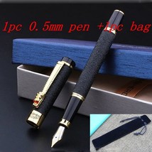  High Quality Hero Fountain Pen Frosted Black   Iraurita Ink Pen Stationery Offi - £114.15 GBP