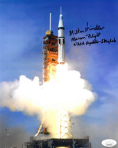 Milton Windler signed Apollo/Soyuz Test Project/Saturn IB Color 8x10 Photo Maroo - £47.11 GBP