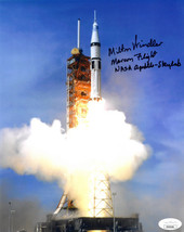 Milton Windler signed Apollo/Soyuz Test Project/Saturn IB Color 8x10 Photo Maroo - £46.26 GBP