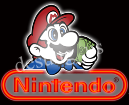 New Nintendo Game Room Neon Sign 19&quot; with HD Vivid Printing Technology - £128.83 GBP