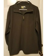 Magellan Outdoor Mens Gray Loose Fit Mag Warmth 1/4 Zip Long Sleeve sz L... - £9.91 GBP