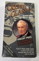 Creepy Classics VHS (1988) Vincent Price Horror B-Movie Comedy Mixtape - £3.15 GBP