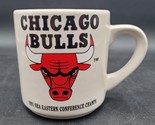 Vintage Chicago Bulls Coffee Mug 1991 NBA Eastern Conference Champs Jordan - $11.87