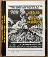 *Cecil B. DeMille&#39;s THE TEN COMMANDMENTS (R66) Complete Uncut Pressbook ... - £71.05 GBP