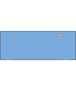 Solid Light Blue Novelty Half License Plate - $24.55 CAD