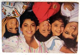 Bollywood Actors Aamir Khan Juhi Chawla Postcard Rare Post card India Star - £19.29 GBP