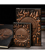 Embossed Life Tree Leather Retro Vintage Journal Notebook Lined Paper Diary - £12.69 GBP+