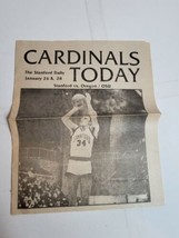Vintage College Basketball Program Stanford Cardinals Today vs Oregon OS... - £7.75 GBP
