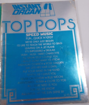 instant organ top pops sheet music 1972 sigh &amp; sound systems - $7.92