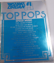 instant organ top pops sheet music 1972 sigh &amp; sound systems - £5.92 GBP