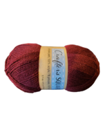 Crafter&#39;s Square Princess Yarn Skein - New - Burgundy - £8.60 GBP