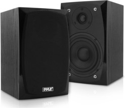 Pyle Hifi Desktop Bookshelf Speakers Pair - 300 Watt Powered Bluetooth, Pbksp22 - £47.89 GBP