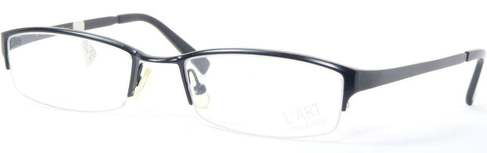 L&#39;ART by AMA 1807 001 BLACK EYEGLASSES GLASSES Titanium FRAME 54-19-135 ... - $59.40