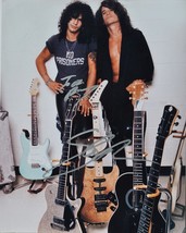 Joe Perry &amp; Slash Signed Photo X2 - Aerosmith - Guns N Roses w/COA - £224.18 GBP