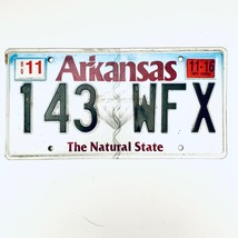 2016 United States Arkansas Natural State Passenger License Plate 143 WFX - £13.19 GBP