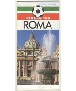 Italy Italia 1990 World Cup Rome Roma plan of the city - $8.99