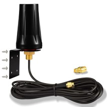 4G Lte Outdoor Wall Mount Waterproof Antenna Sma Male Antenna Compatible... - £18.03 GBP