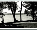 RPPC View From Shoreline Walloon Lake Michigan MI Postcard J5 - $8.87