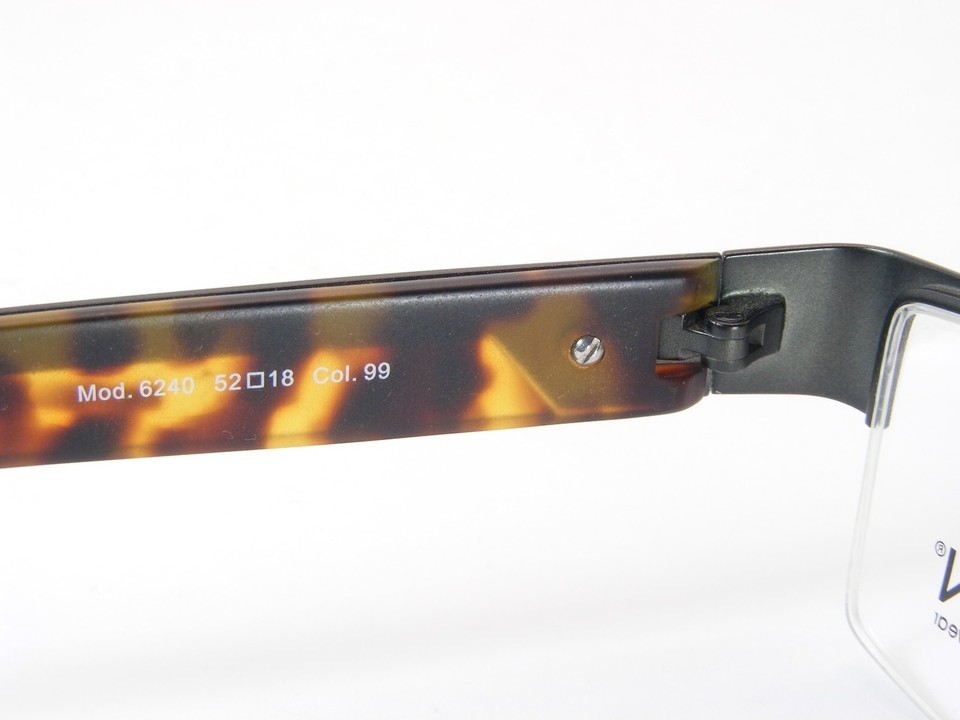 YAN by BoDe 6240 99 Dark Green /Tortoise UNIQUE RARE EYEGLASSES FRAME 52-18-140 Item image 12