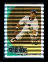 2010 Topps Chrome Refractor Baseball Card #167 Franklin Gutierrez Mariners - £6.55 GBP