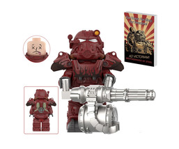  Power Armor Red Fallout Video Game Tv Show Minifigure Gift - $9.61