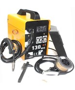 AUTO FEED MIG 130 GAS-LESS FLUX CORE WIRE WELDER WELDING MACHINE 115V Co... - $192.34 CAD
