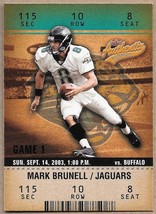 Fleer Authentix 2003 Mark Brunell Jacksonville Jaguars #81      Football - £1.56 GBP