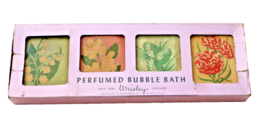 Vintage 50’s 60’s Wrisley Perfumed Bubble Bath Box Of 20 Envelopes Lily Apple Bl - £15.89 GBP
