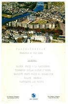 Air France Menu Paris Teheran 1959 Le Chateau d'Angers Removable Postcard - $49.57