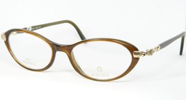 Vintage Etienne Aigner EA481 407 Brown Olive Gold Eyeglasses 51-17-135mm Germany - £61.47 GBP