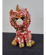 Ty FLIPPABLES SUNSET the Unicorn Sparkly Changing Sequins 6&quot; Beanie Boos... - €5,94 EUR