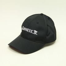 GUINESS Beer Men&#39;s Adjustable Strap Back Black Baseball Hat Cap Nissin Tag - $11.15