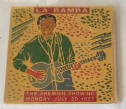 La Bamba The Premier Showing Monday July 20, 1987 1-1/2&quot; metal pinback - £11.95 GBP