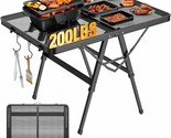 The Dimensions Of The Foldable Grill Table With Mesh Desktop, And Beachs... - $103.92