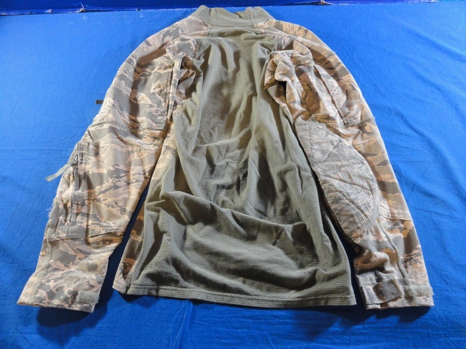 MASSIF USAF AIRMAN BATTLE SHIRT ABU TIGER STRIPE CAMO LONG SLEEVE COMBAT SHIRT S Item image 10