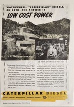 1945 Print Ad Caterpillar Waterwheel Diesel 13-66 Electric Sets Generators  - $16.61
