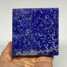 0.92 lbs, 3.2&quot;x3.2&quot;x0.9&quot;, Natural Freeform Lapis Lazuli from Afghanistan, B32956 - £70.06 GBP