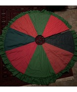 Vintage Handmade Large Padded Christmas Tree Skirt - $38.01 CAD