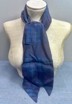 Beautiful Eleganza Plum Squares Made in Italy 100% Silk Cravat Ascot Scarf Tie - £11.86 GBP