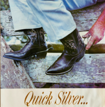 1968 Tex Tan Western Boots Advertisement Potts Longhorn Quick Silver DWP9C - $24.99 1968 Tex Tan Western Boots Advertisement Potts Longhorn Quick Silver DWP9C - $24.99