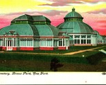 Vtg Postcard c. 1909 Conservatory, Bronx Park New York - Unused - $3.91