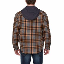 Legendary Outfitters Cotton Flannel Shirt Jacket, Color: Brown, Size: XXL - £27.95 GBP