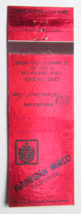 Polynesian World Restaurant - St. Louis, Missouri Airport 20RS Matchbook Cover - £1.37 GBP