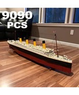 9090Pcs Giant Creativity Ship Titanic Building Blocks LED Model Assembling Kit - $474.21 - $494.01