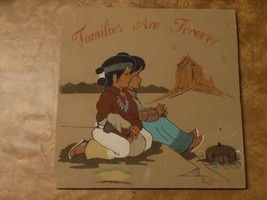 Native American Navajo Sand Painting Unframed Picture Families  Are Forever - $39.60