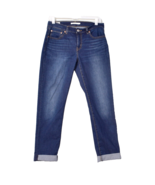Levi&#39;s Premium Women&#39;s Boyfriend Jeans Size 27 Ankle Cuff Bark Wash - €27,30 EUR