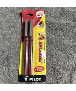 2 Ct PILOT Precise V5 - Extra-Fine Rollerball Pen - RED INK - Sealed Pack - $19.79